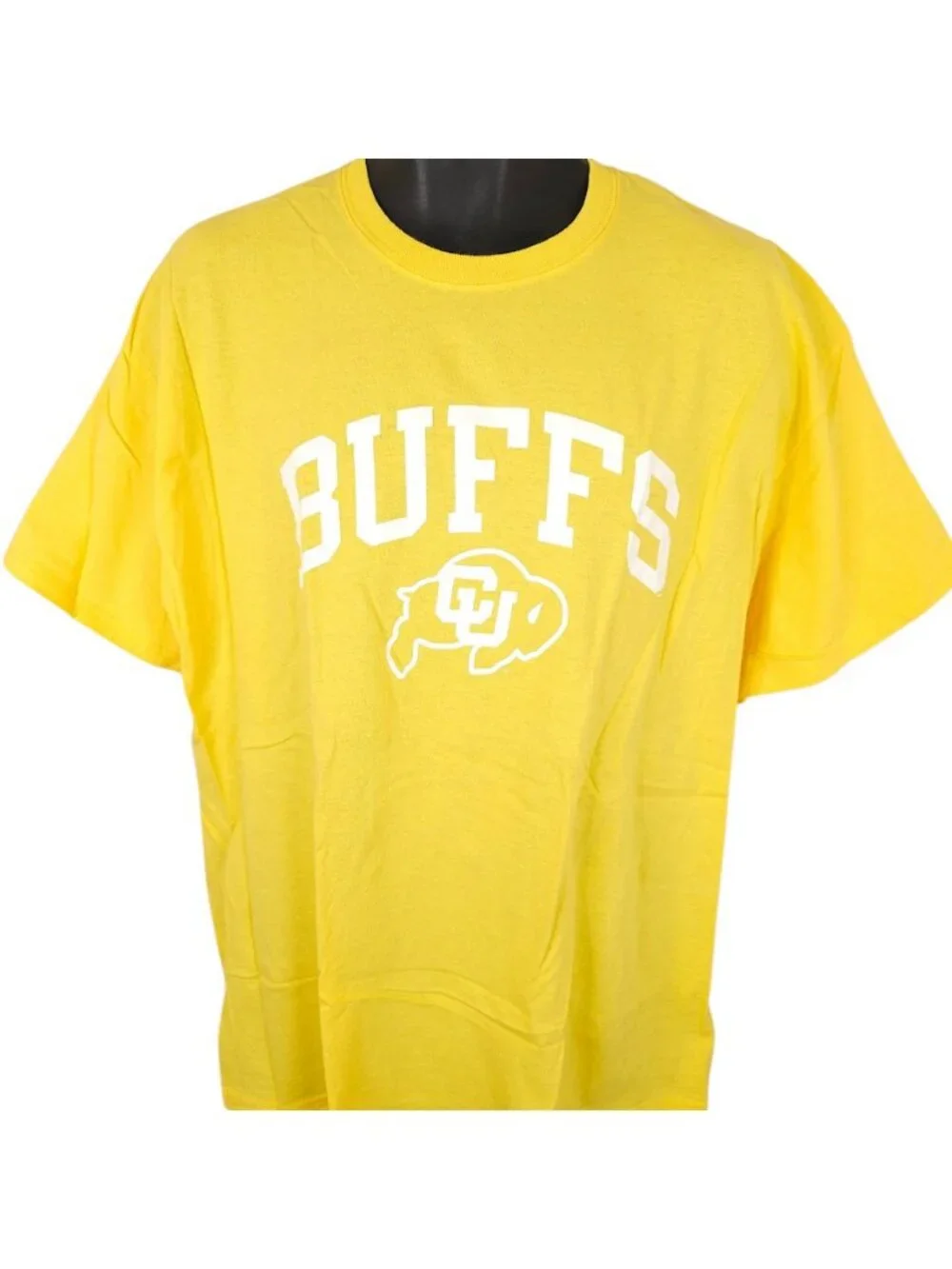 Colorado Buffaloes T Shirt Mens Size XL Yellow NCAA University Champion Brand - Picture 2 of 7